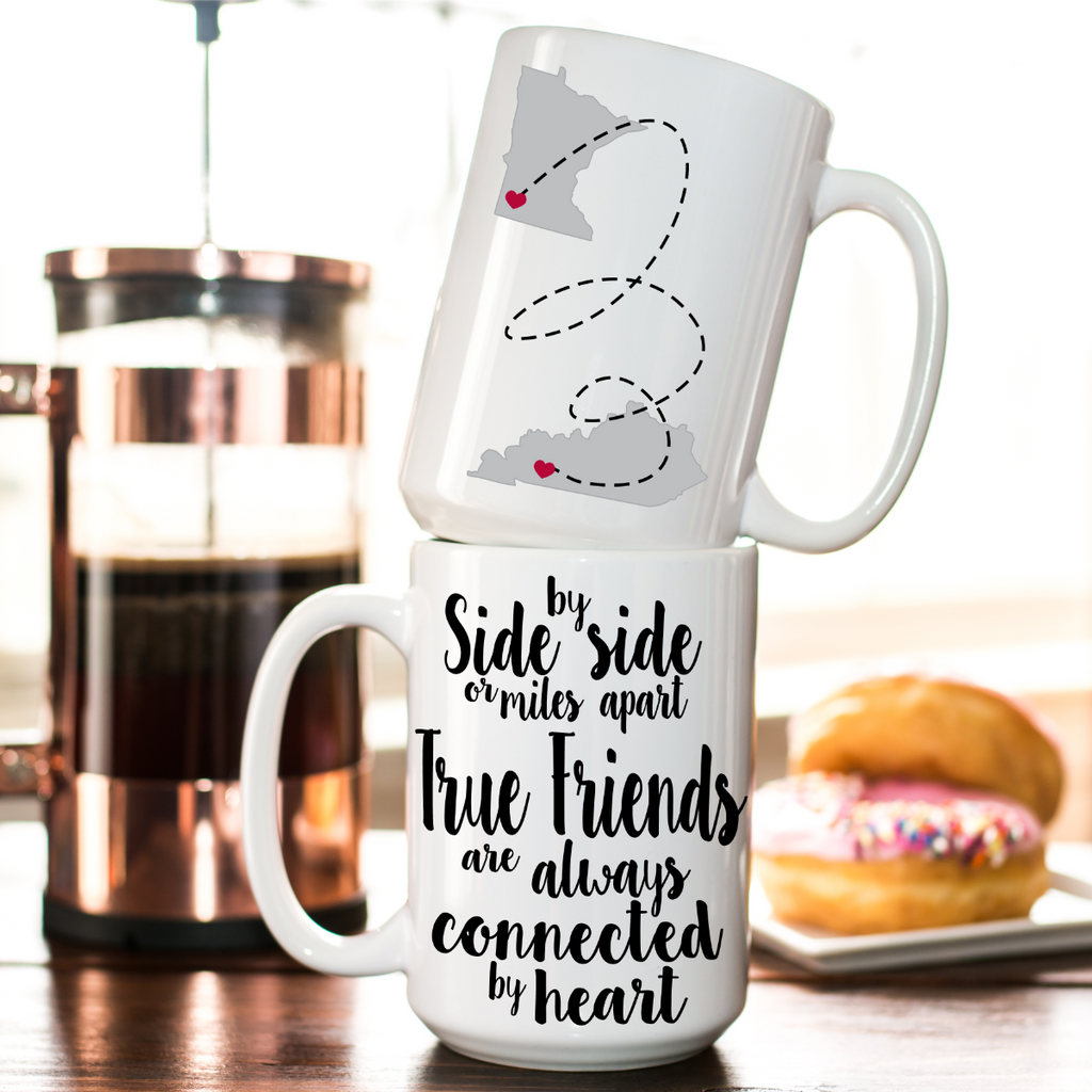 Friends Long Distance Personalized Coffee Mug