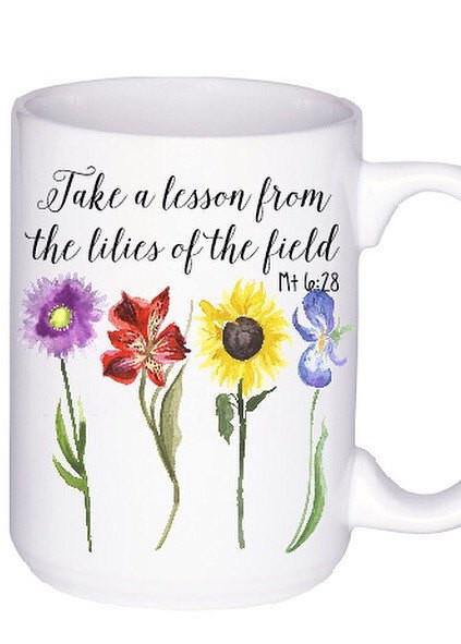 Flower & Birds Scripture Mug Set, Coffee Mug - Do Take It Personally
