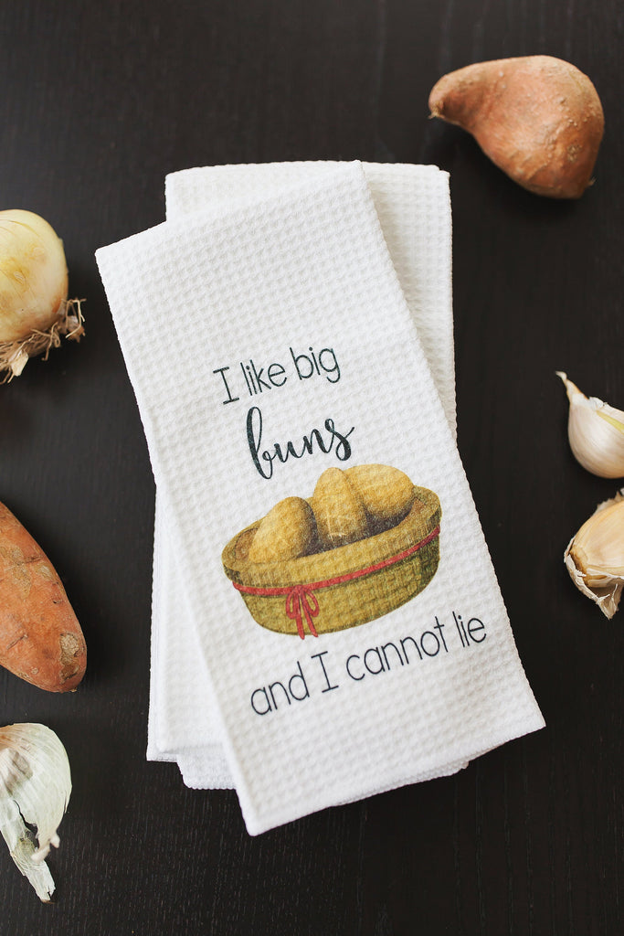 Funny Kitchen Dinner Towels - Big Buns - Fall Towels - Thanks Towels - Autumn Decor - Funny Hostess Gift - Housewarming Gift,  - Do Take It Personally