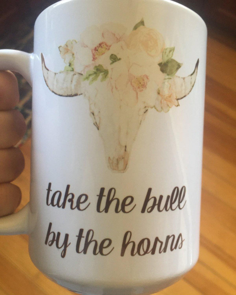 Take the Bull by the Horns Mug, Coffee Mug - Do Take It Personally
