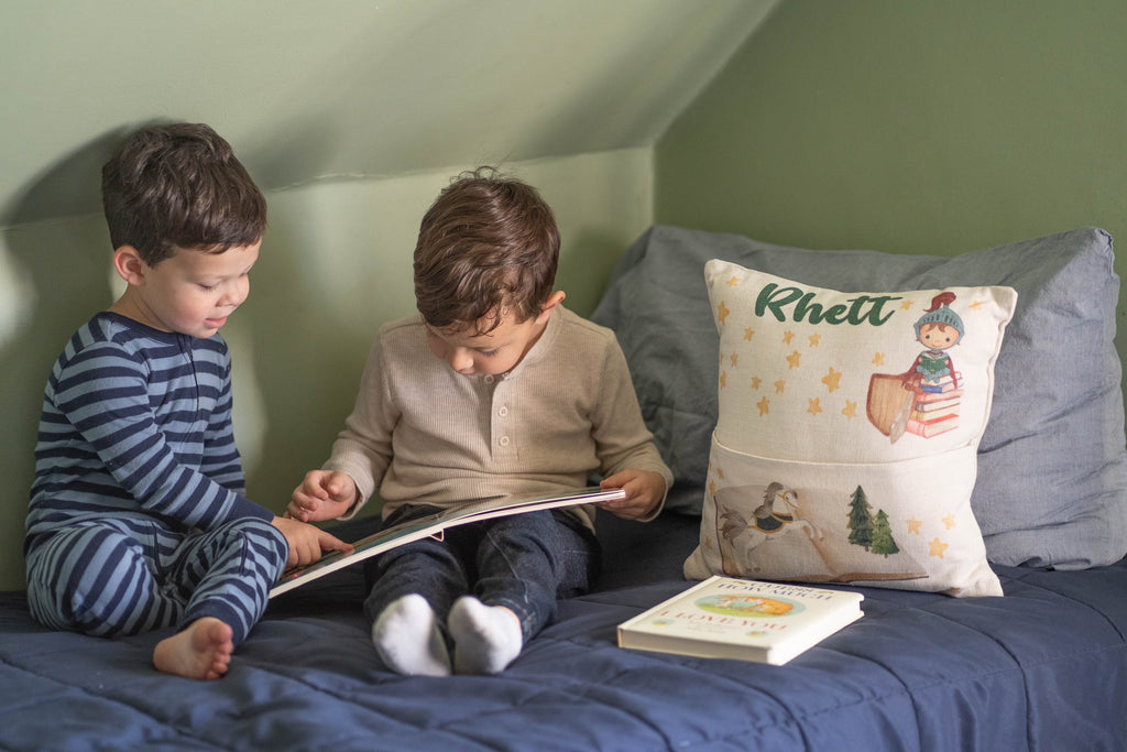 Personalized Reading Pillow with Pocket for Boys, Pillows - Do Take It Personally