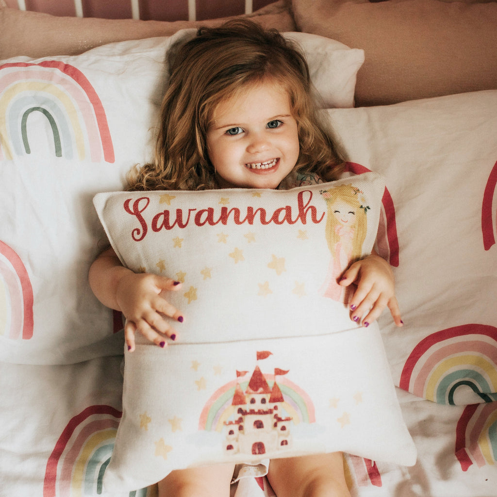 Personalized Princess Reading Pillow with Pocket, Pillows - Do Take It Personally