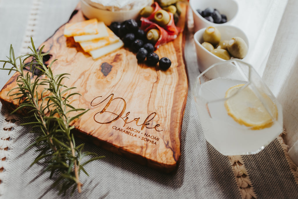 Personalized Olive Wood Cutting Board,  - Do Take It Personally