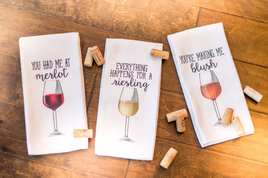 Wine Lover Towel Set, Towels - Do Take It Personally