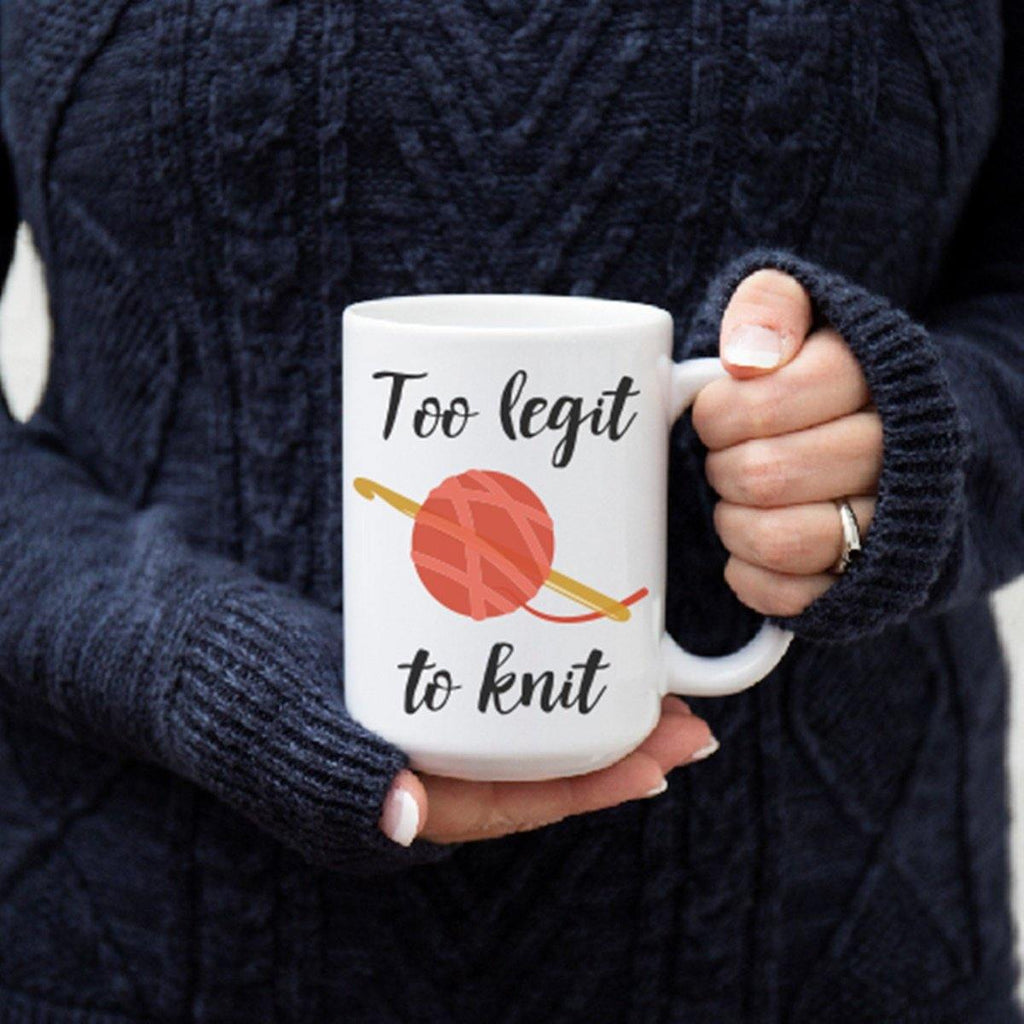Crochet Mug, Coffee Mug - Do Take It Personally