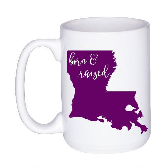 Born and Raised State Pride Mug, Coffee Mug - Do Take It Personally