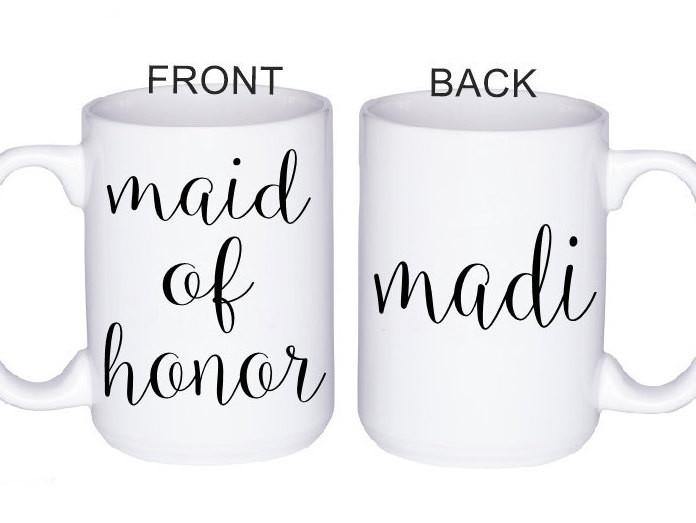 Maid Of Honor and Bridesmaid Mug, Coffee Mug - Do Take It Personally