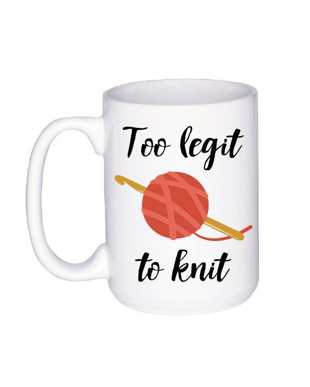 Crochet Mug, Coffee Mug - Do Take It Personally