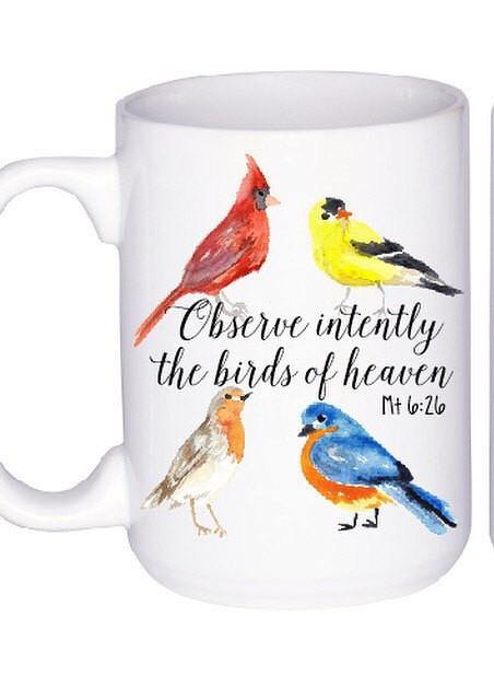 Flower & Birds Scripture Mug Set, Coffee Mug - Do Take It Personally