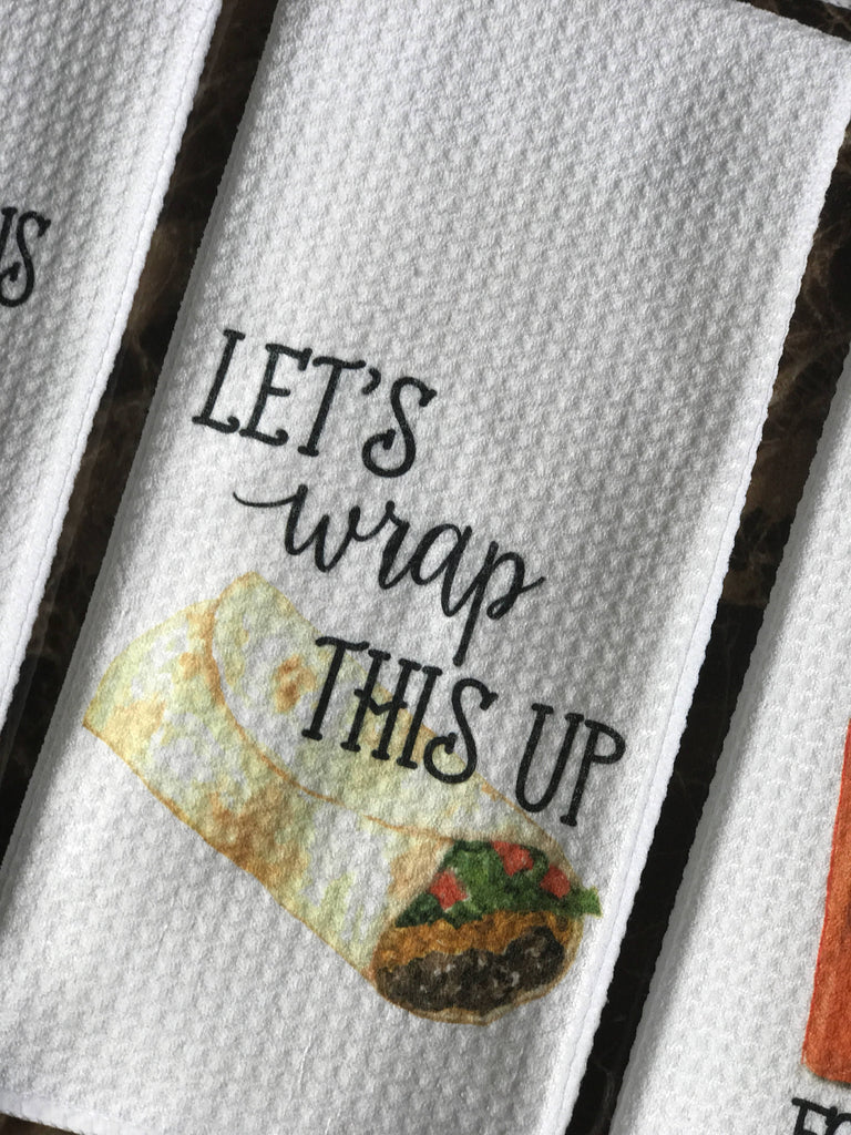 Funny Kitchen Towels - Junk food Lover - Gift for Foodie - Hostess Gift - Dish Towels - Housewarming Gift - College Gift - Wedding Shower Gi,  - Do Take It Personally