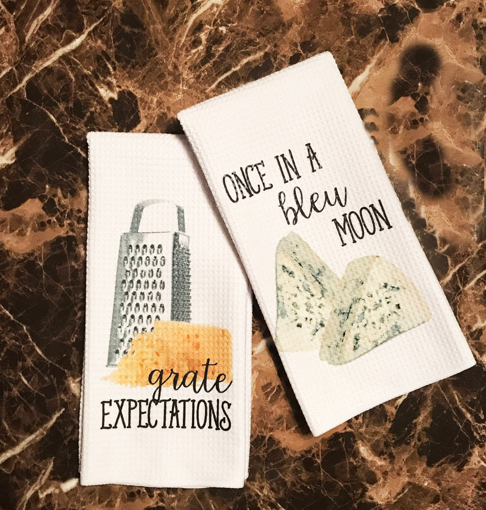 Cheese Decor - Funny Kitchen Towels - Cheese Towels - Cheesy Puns - Kitchen Decor - Funny Hostess Gift - Housewarming Gift - Gift for Cook,  - Do Take It Personally