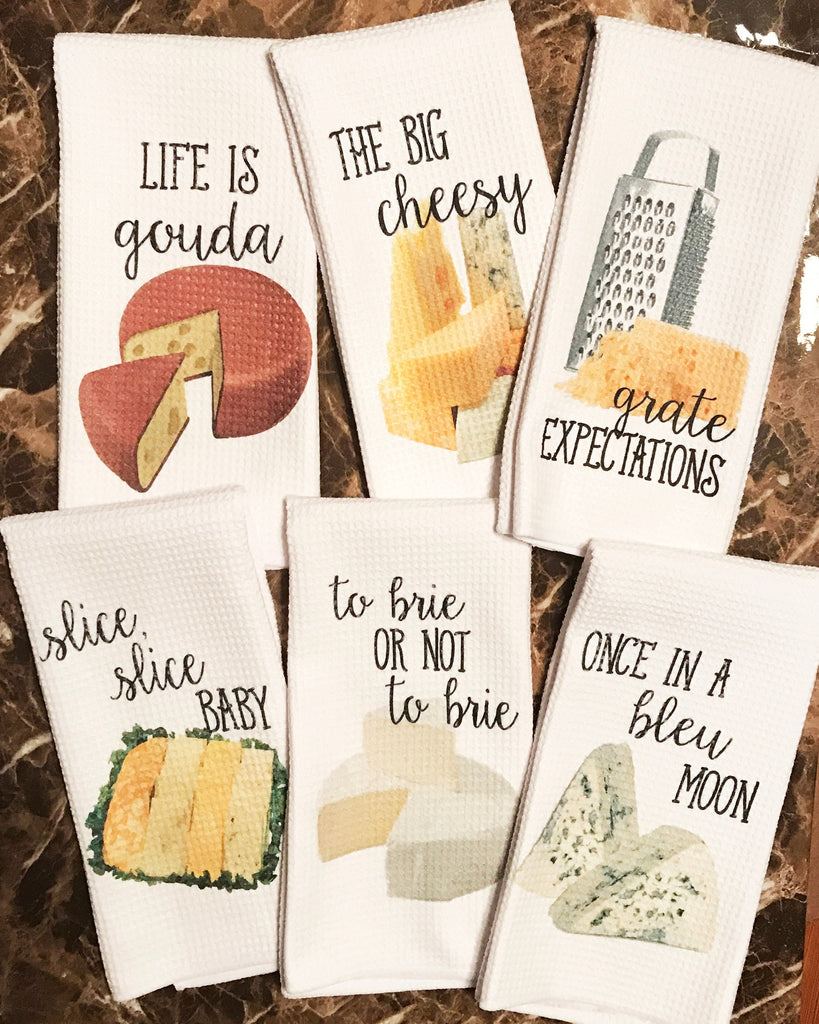 Cheese Decor - Funny Kitchen Towels - Cheese Towels - Cheesy Puns - Kitchen Decor - Funny Hostess Gift - Housewarming Gift - Gift for Cook,  - Do Take It Personally