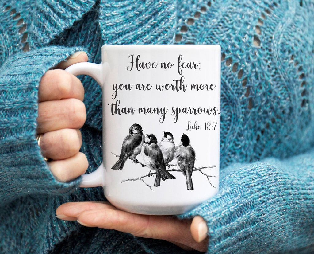 Many Sparrows Christian Mug - JW Gifts - Luke 12:7 - Gift for Her,  - Do Take It Personally