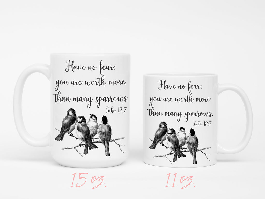 Many Sparrows Christian Mug - JW Gifts - Luke 12:7 - Gift for Her,  - Do Take It Personally