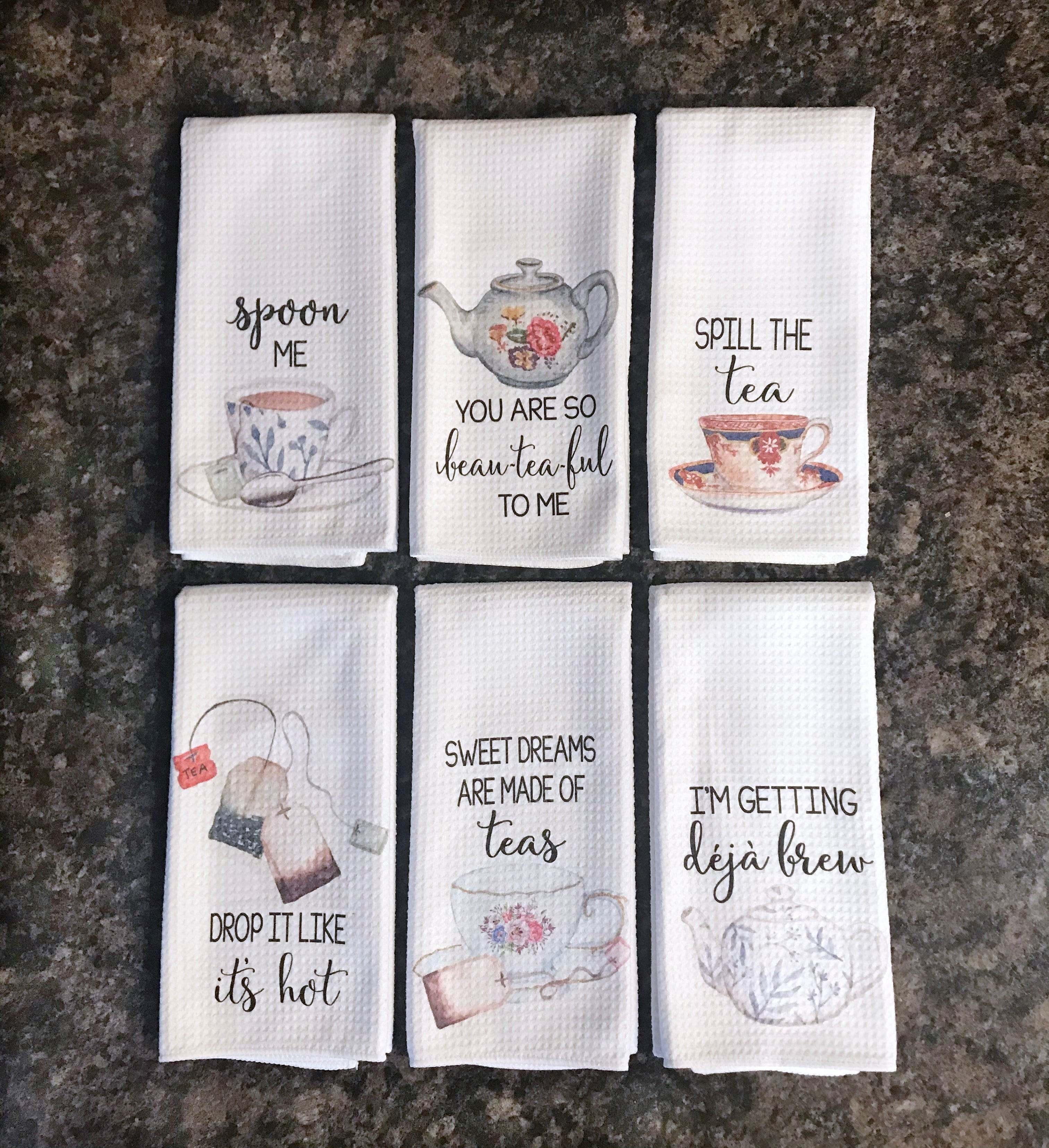 Brownlow Gifts Kiss The Cook Tea Towel