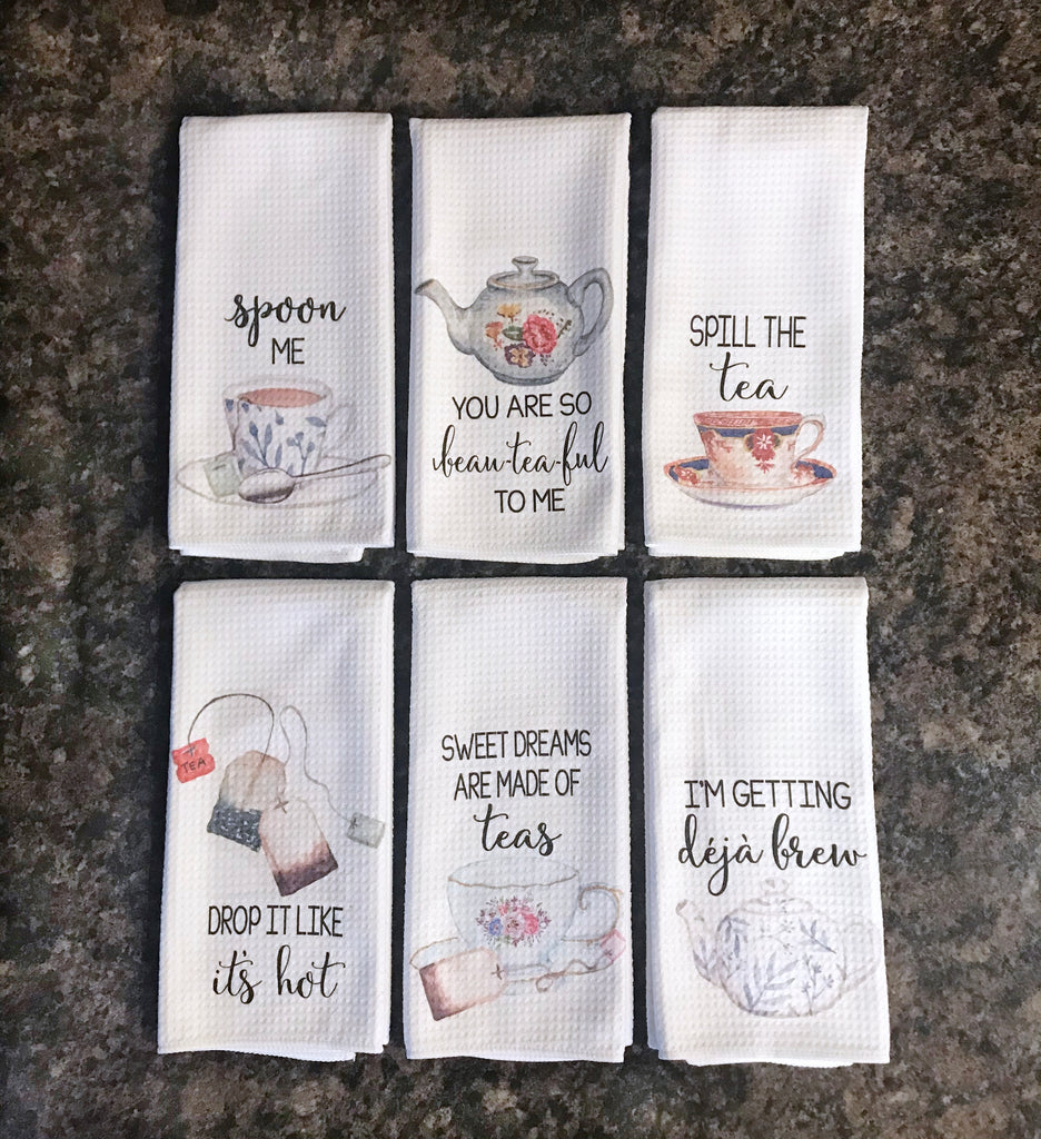 Tea Lover Kitchen Towels, Towels - Do Take It Personally